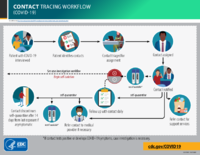 Contact tracing workflow COVID19