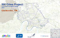 500 Cities Project Local Data for Better Health 2016 Clarksville TN