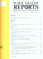 Public Health Reports  v 98  no 3  cover