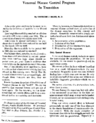 Venereal disease control program in transition