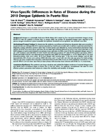 VirusSpecific Differences in Rates of Disease during the 2010 Dengue Epidemic in Puerto Rico