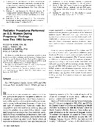 Radiation procedures performed on US women during pregnancy findings from two 1980 surveys