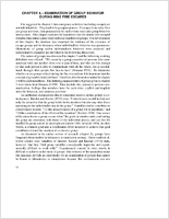 Examination Of Group Behavior During Mine Fire Escapes Behavioral And Organizational Dimensions Of Underground Mine Fires