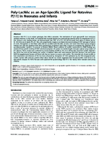 PolyLacNAc as an AgeSpecific Ligand for Rotavirus P11 in Neonates and Infants