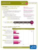 CDC National Survey Maternity Practices in Infant Nutrition and Care mPINC Missouri 2015 Report