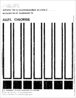 Criteria for a Recommended Standard Occupational Exposure to Allyl Chloride