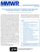 Emergency Department Visits for BicycleRelated Traumatic Brain Injuries Among Children and Adults  United States 20092018