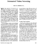 Automated vision screening