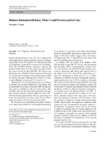 Human Immunodeficiency Virus1 and Preconception Care