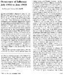 Occurrence of influenza July 1954 to June 1955