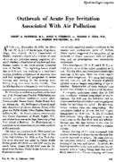 Outbreak of acute eye irritation associated with air pollution
