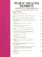 Public Health Reports  v 105  no 4  cover