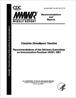Morbidity and Mortality Weekly Report Recommendations and Reports June 22 2001  Vol 50  No RR10