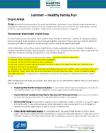 National Diabetes Prevention Program Summer  Healthy Family Fun