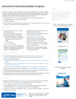Authoritative Recommendations Program