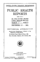 Public Health Reports  v 46 no 51  cover