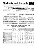 Morbidity and Mortality Weekly Report For release April 29 1960 Vol 9 No 16