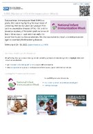 NIIW National Infant Immunization Week 2023