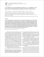A prevalent alphaproteobacterium Paracoccus sp in a population of the Cayenne ticks Amblyomma cajennense from Rio de Janeiro Brazil