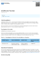 Interim Clinical Considerations for Use of JYNNEOS and ACAM2000 Vaccines During the 2022 US Monkeypox Outbreak ACAM2000 Vaccine