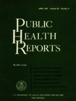 Public Health Reports  v 82 no 5 April 1967  cover