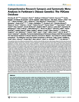 Comprehensive Research Synopsis and Systematic MetaAnalyses in Parkinsons Disease Genetics The PDGene Database
