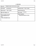 Mississippi Occupational Health Surveillance Program