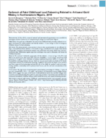 Outbreak of Fatal Childhood Lead Poisoning Related to Artisanal Gold Mining in Northwestern Nigeria 2010