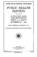 Public Health Reports  v 47 no 40  cover