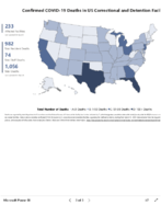 Confirmed COVID19 cases and deaths in US correctional and detention facilities by state Sep 9 2020