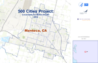 500 Cities Project Local Data for Better Health 2014 Manteca CA