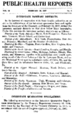 Public health reports  v 32 no 8 FEBRUARY 23 1917