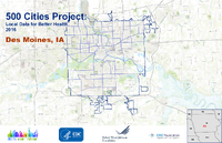 500 Cities Project Local Data for Better Health 2016 Des Moines IA