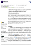 Electrochemically Activated CNT Sheet as a Cathode for ZNCO2 Batteries