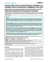 Outcome Risk Factors during Respiratory Infections in a Paediatric Ward in Antananarivo Madagascar 20102012