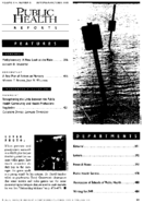 Public Health Reports  v 114 no 5  table of contents