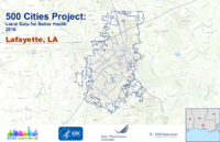 500 Cities Project Local Data for Better Health 2016 Lafayette LA