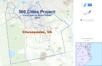 500 Cities Project Local Data for Better Health 2014 Chesapeake VA