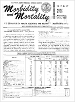 Morbidity and Mortality Weekly Report Vol 17 No 27 week ending July 6 1968
