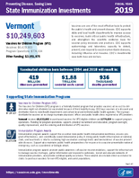 State Immunization Investments Vermont