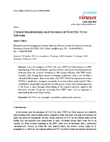 Clinical Manifestations and Outcomes of West Nile Virus Infection
