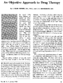 An objective approach to drug therapy