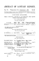 Abstract of sanitary reports  v VI no 36 September 4 1891