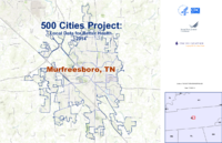 500 Cities Project Local Data for Better Health 2014 Murfreesboro TN
