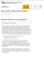 FAQ COVID19 Data and Surveillance Frequently Asked Questions Nov 20 2020