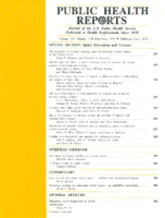 Public Health Reports  v 110 no 3  cover