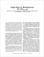 High Rate of Mobilization for blaCTXMs