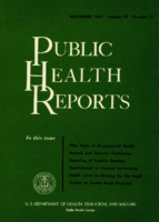 Public Health Reports  v 79  no 11  cover