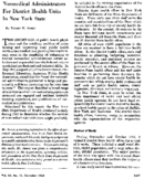 Nonmedical administrators for district health units in New York State