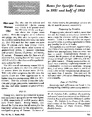 Industrial sickness absenteeism rates for specific causes in 1951 and half of 1952